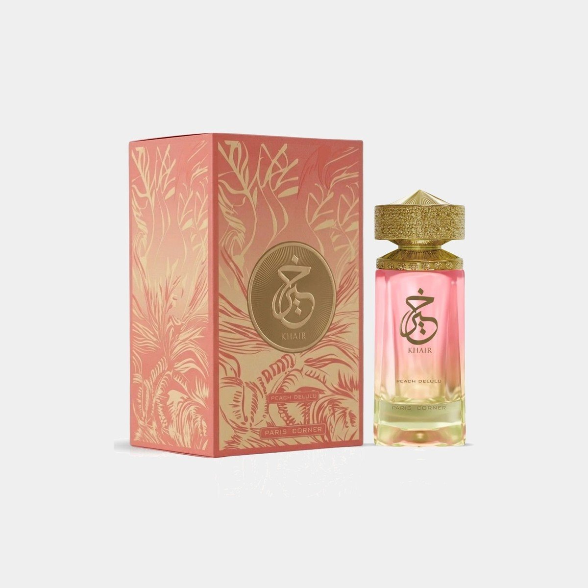 paris-kh-fen-main Paris Corner Khair Peach Delulu 100ml - Image 1